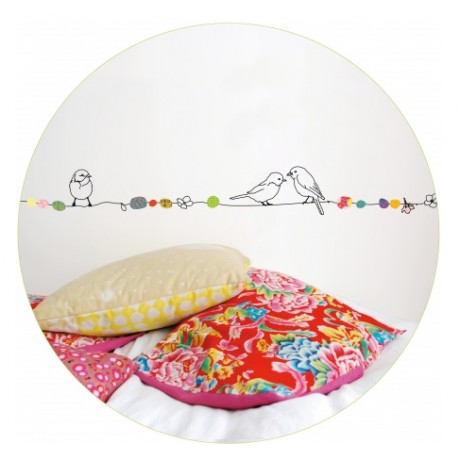 Wall Sticker - Border with birds Wall Sticker - Border with birds